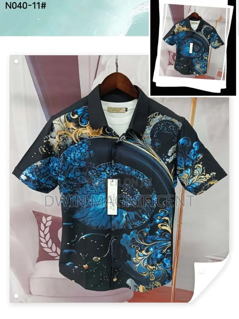 Men's Short-Sleeved Casual Shirt