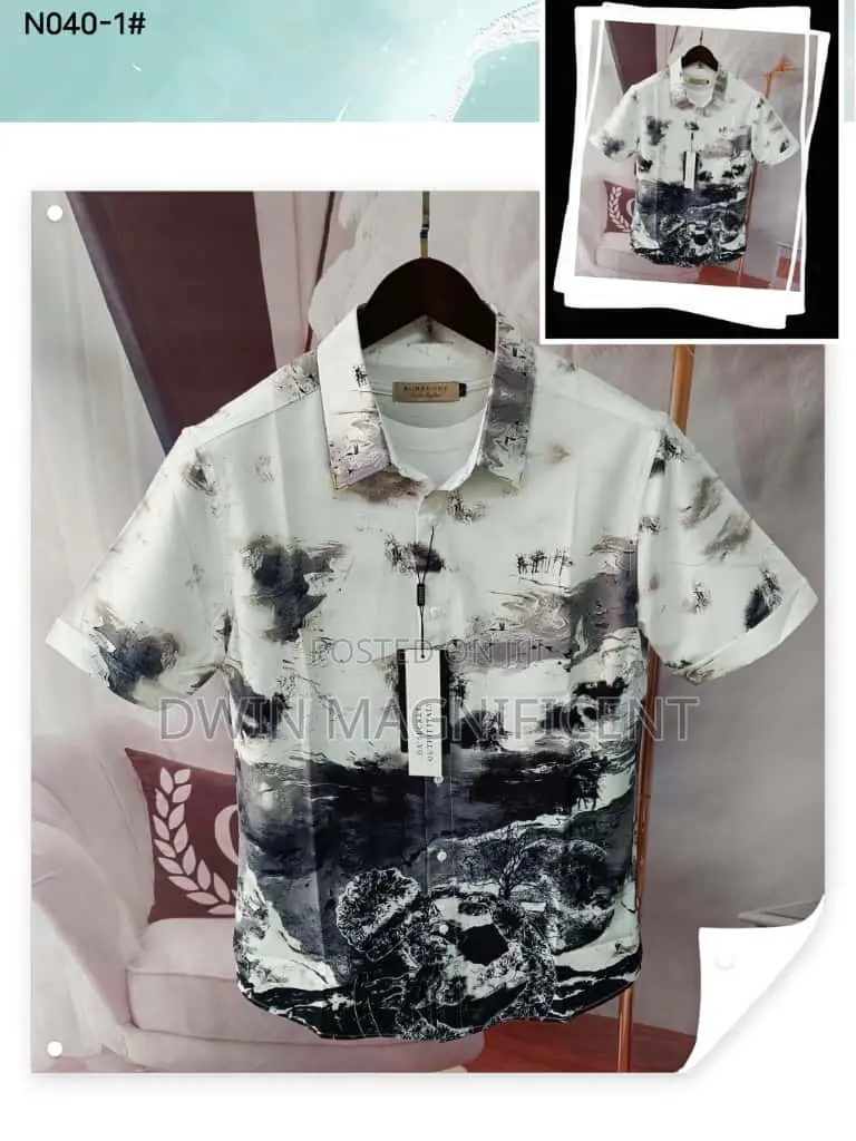 Men's Short-Sleeved Casual Shirt
