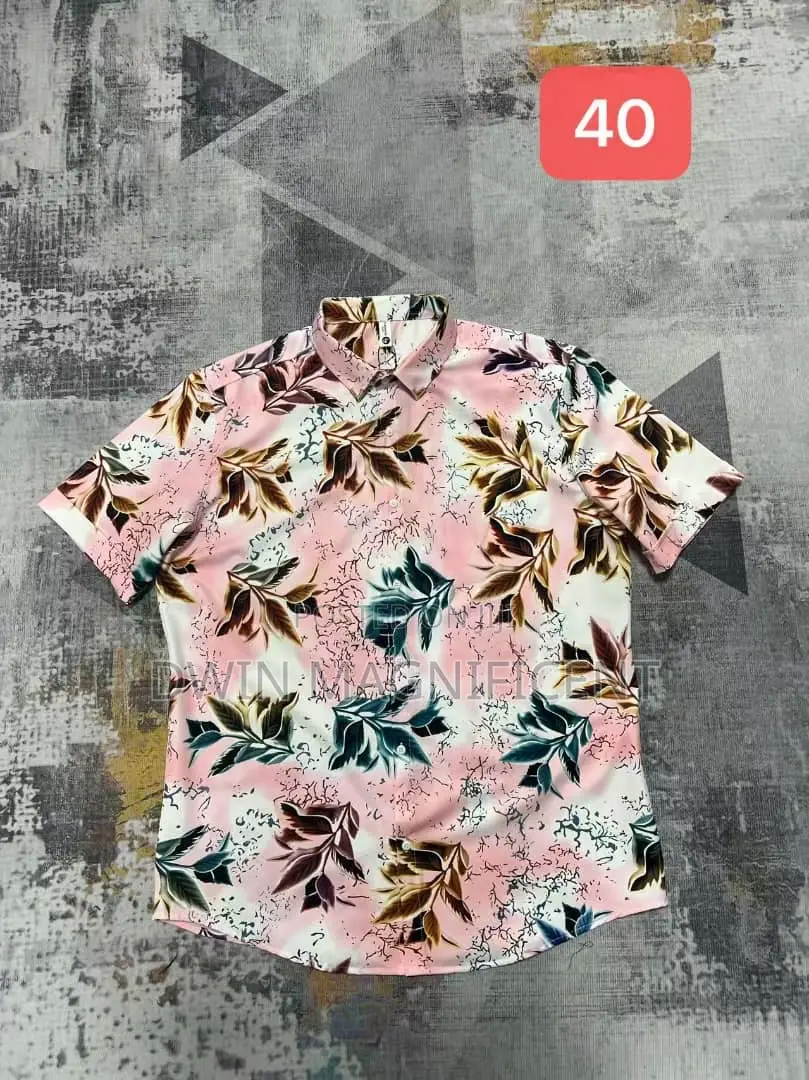 Men's Short-Sleeved Casual Shirt