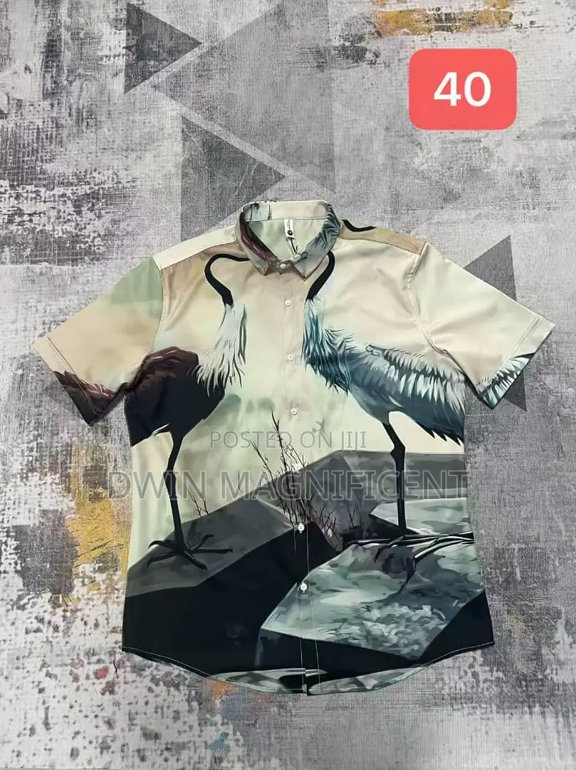 Men's Short-Sleeved Casual Shirt