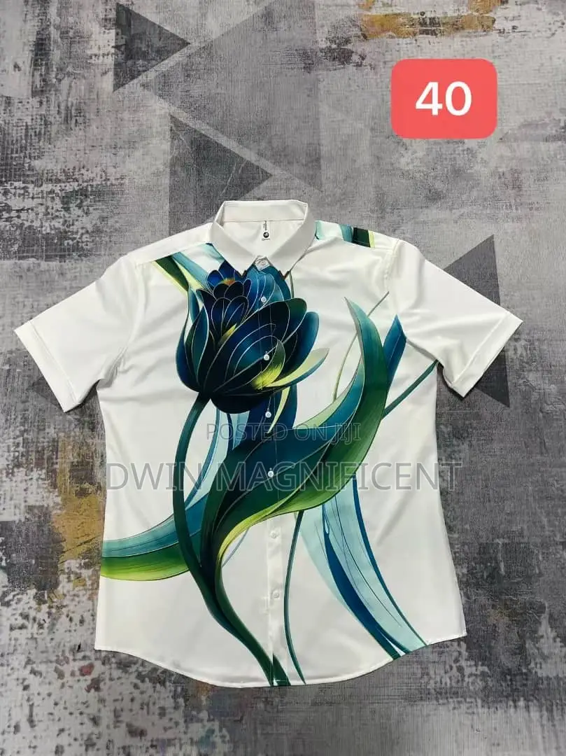 Men's Short-Sleeved Casual Shirt