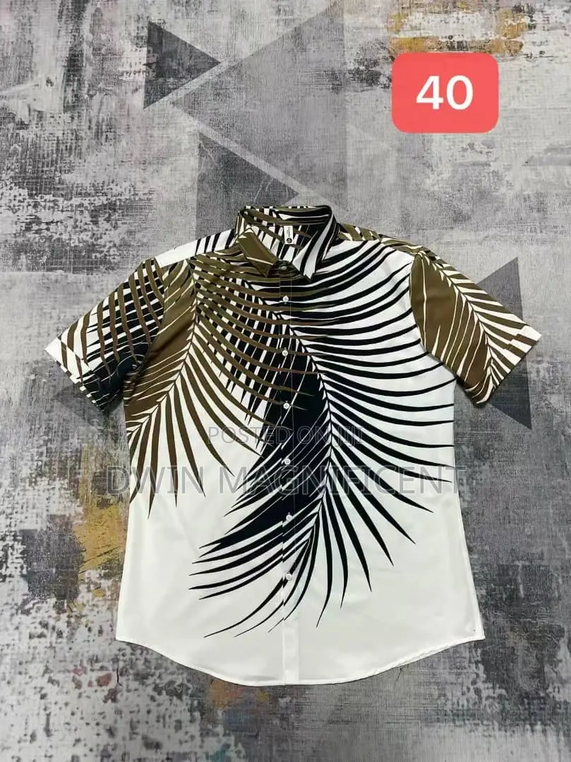 Men's Short-Sleeved Casual Shirt