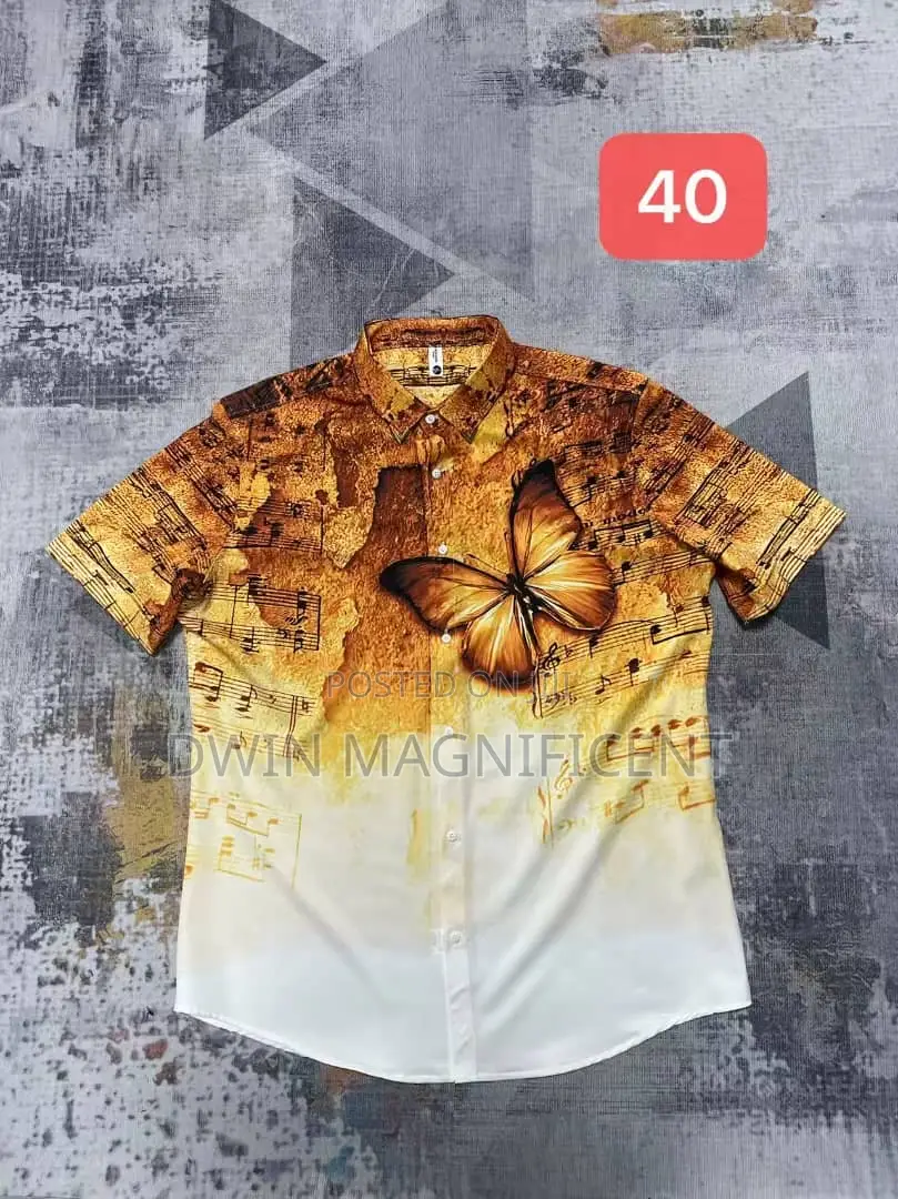 Men's Short-Sleeved Casual Shirt