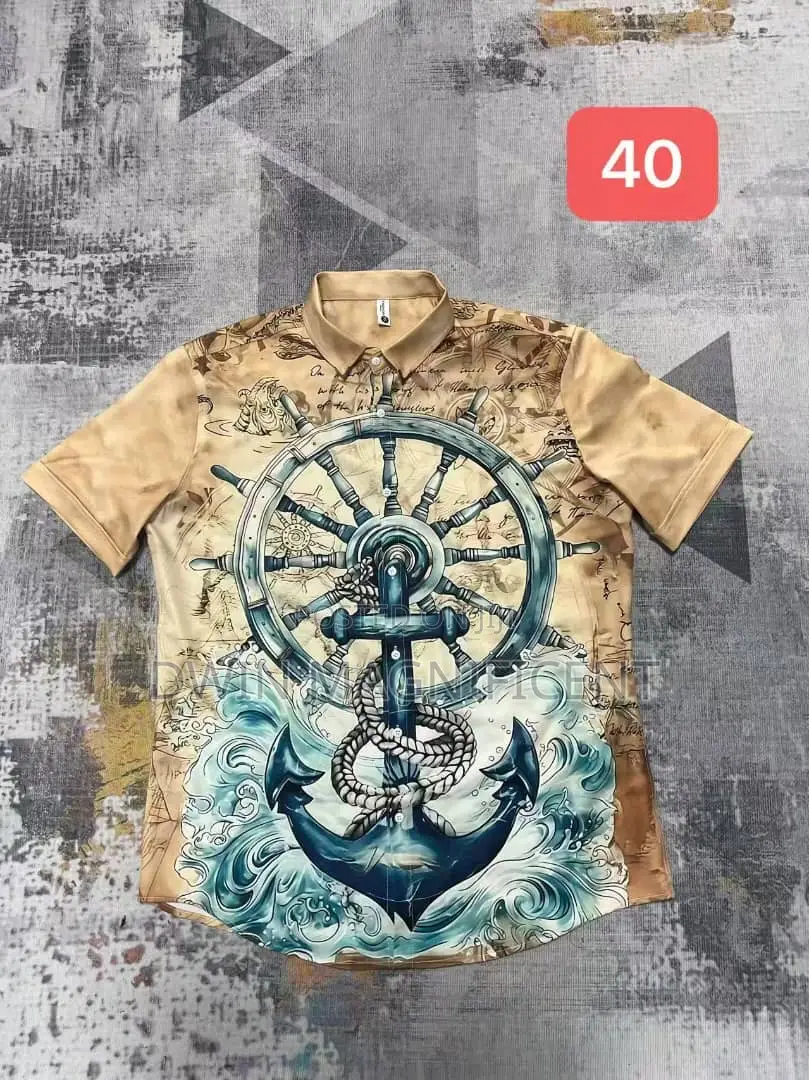 Men's Short-Sleeved Casual Shirt