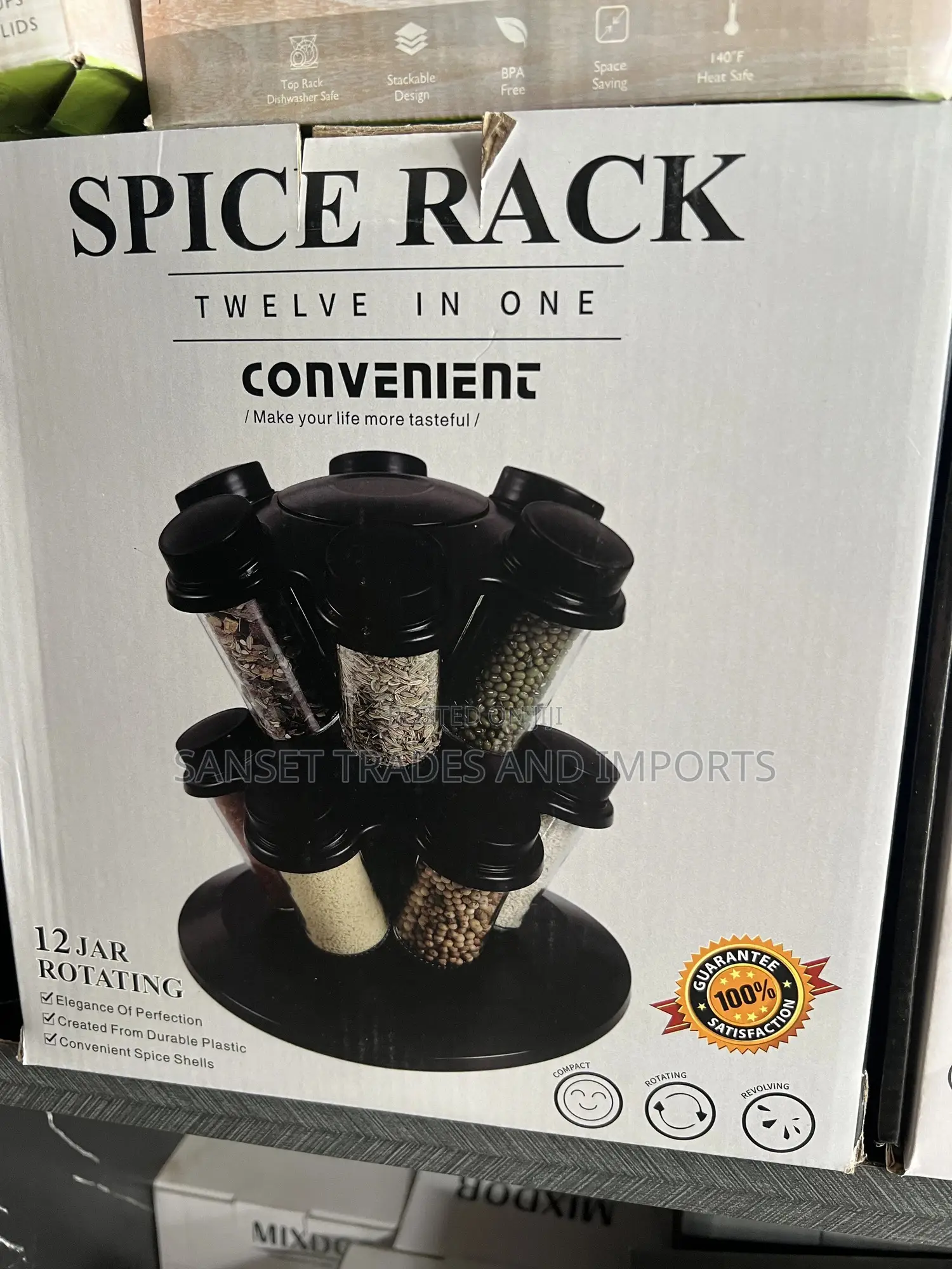 12 Pieces Spice Rack