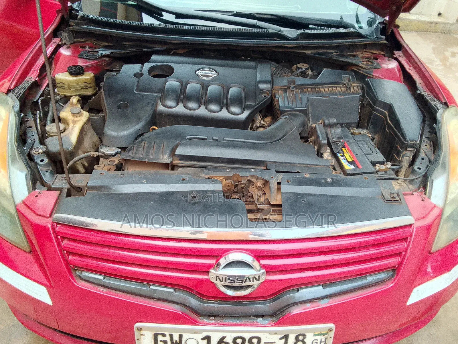 Nissan Altima Coupe 2.5 S 2009 Red