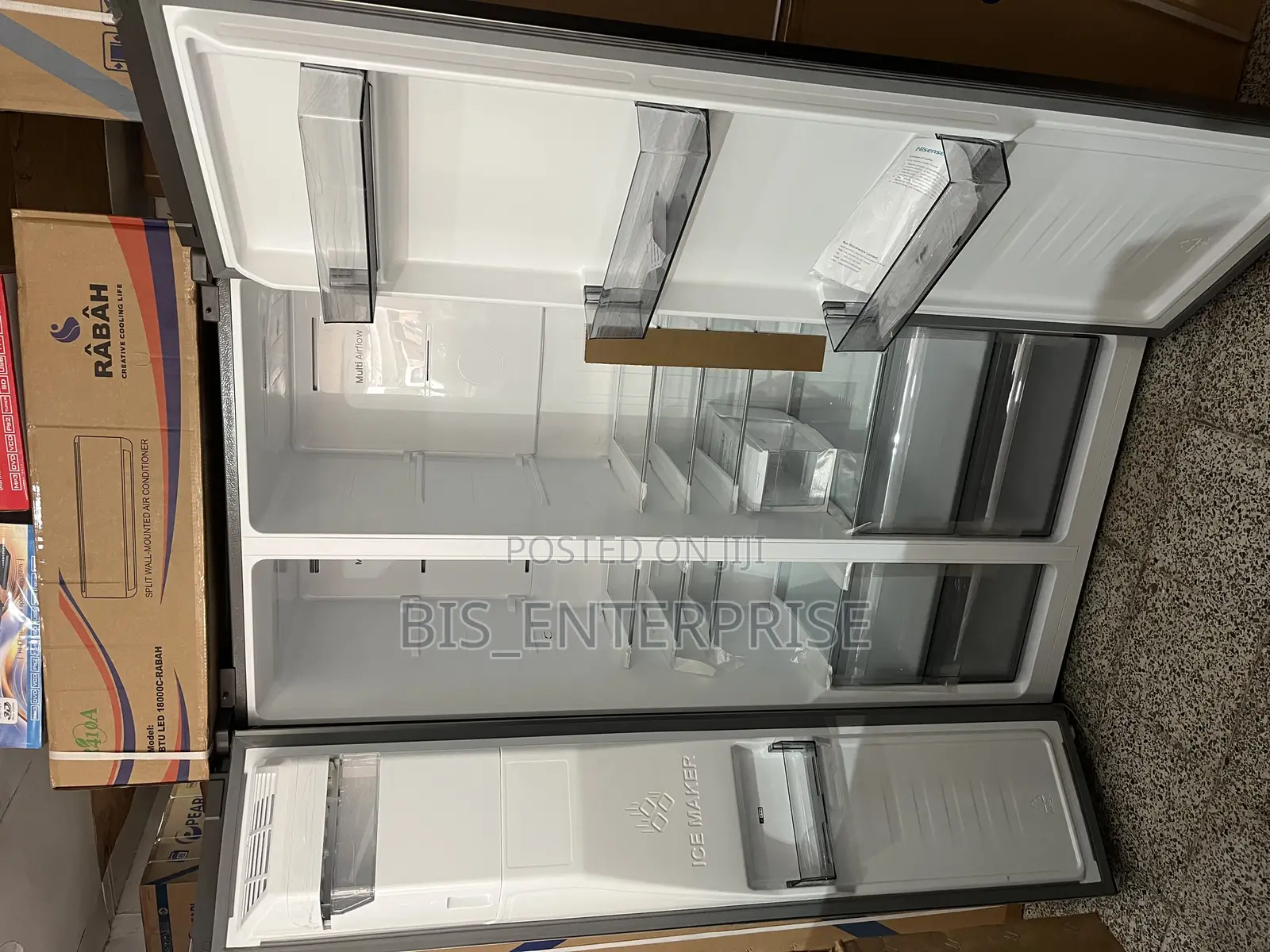 Hisense Side by Side Refrigerator 557 Liters