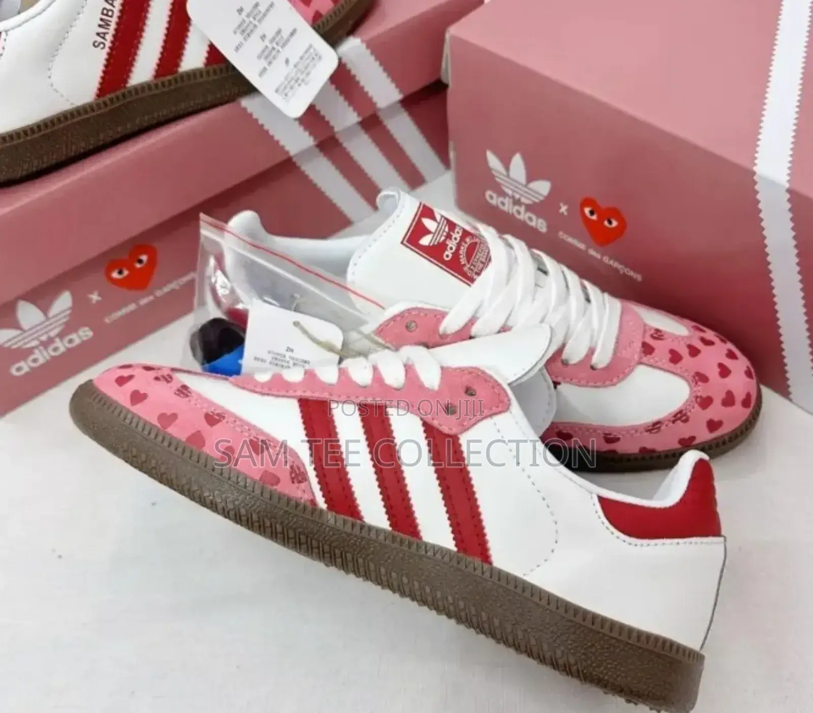 Adidas Samba Pink and Red, High -Quality