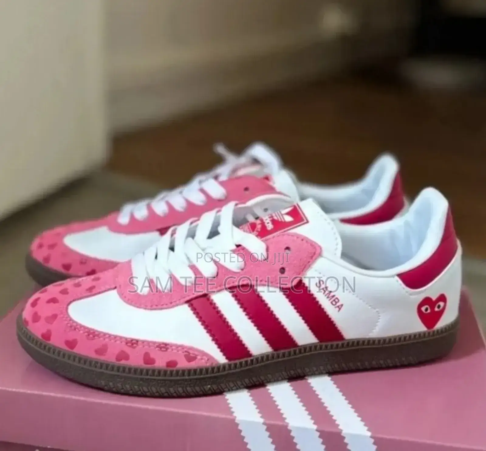 Adidas Samba Pink and Red, High -Quality