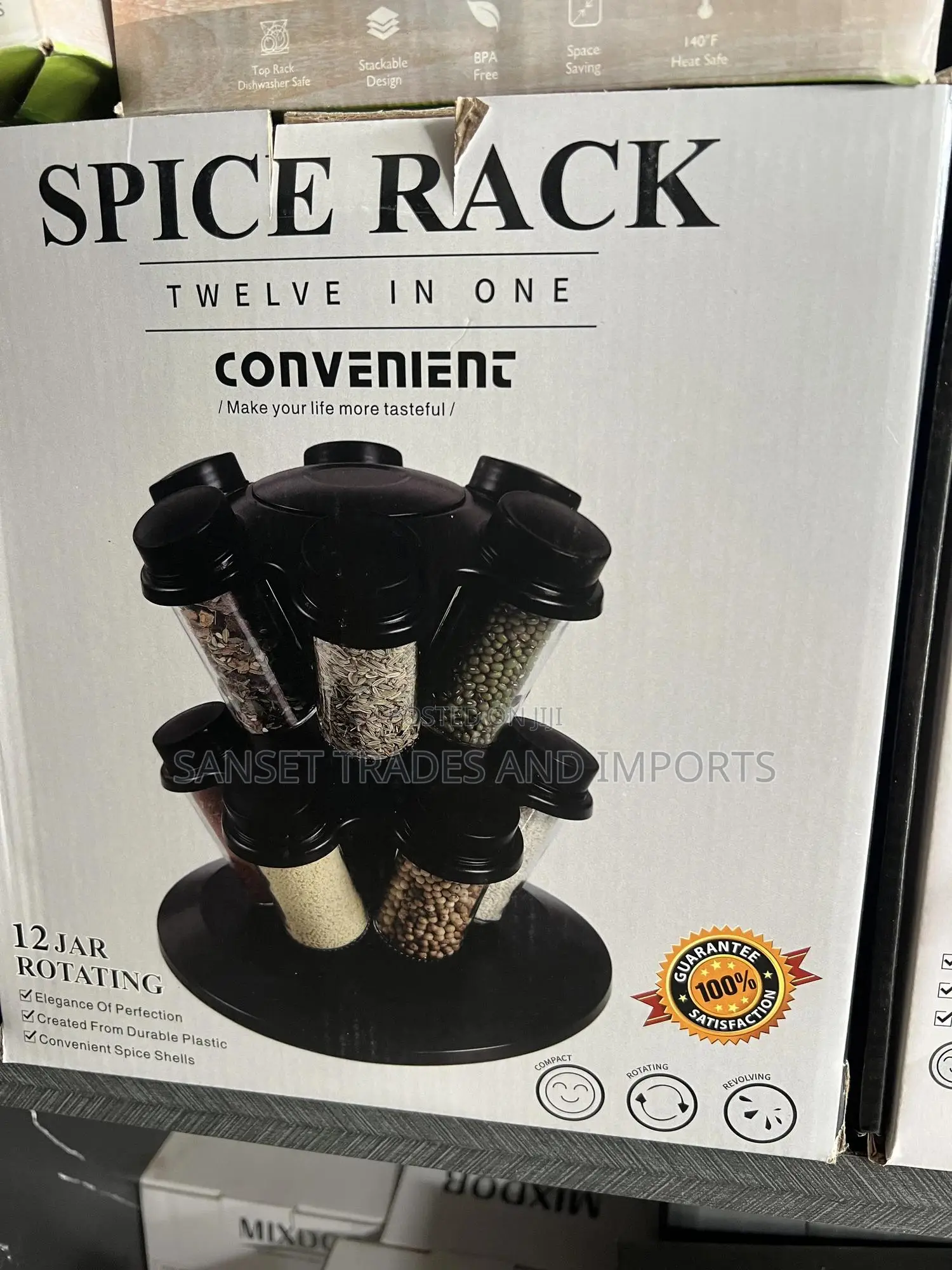 12 Pieces Spice Rack