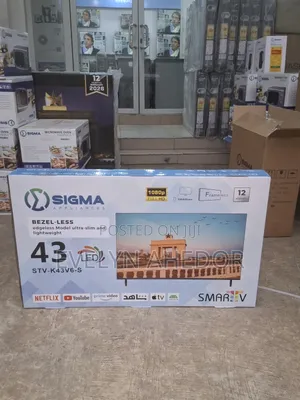 Sigma Smart Android Tv 43 Inches With Bluetooth Netflex Wifi Available