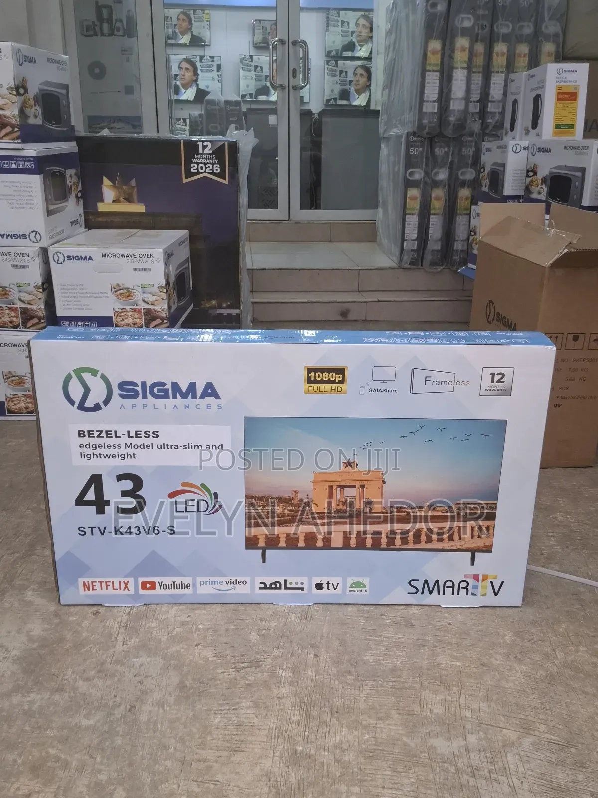Nice Sigma Tv 43 Inches Smart Android Tv With Free Wall Mount Availabl
