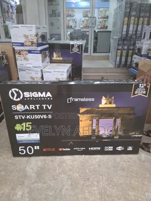 Sigma 50 Inches Smart Android Tv Uhd 2026 Model for Sale