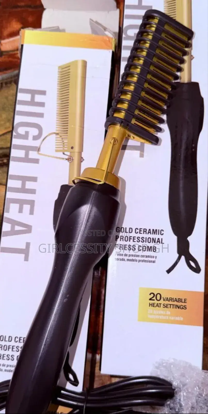Hot Comb Profesional Press Comb