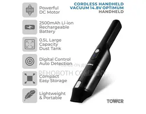 Tower T527000 Optimum 14.8v Handheld Vacuum Cleaner Cordless