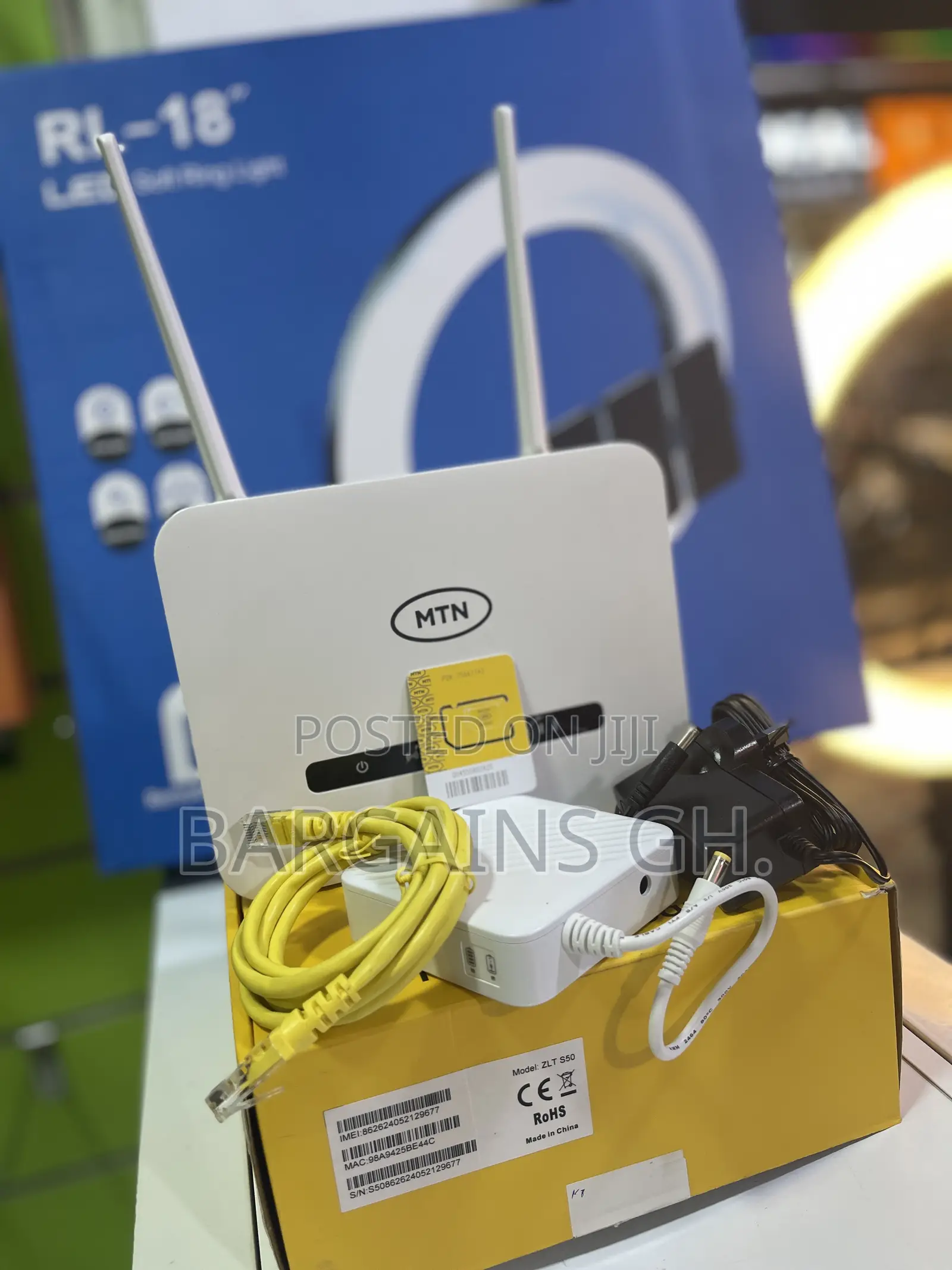 MTN Cat6 Yello Biz Universal Router + Yello Biz Data Sim (New Turbonet