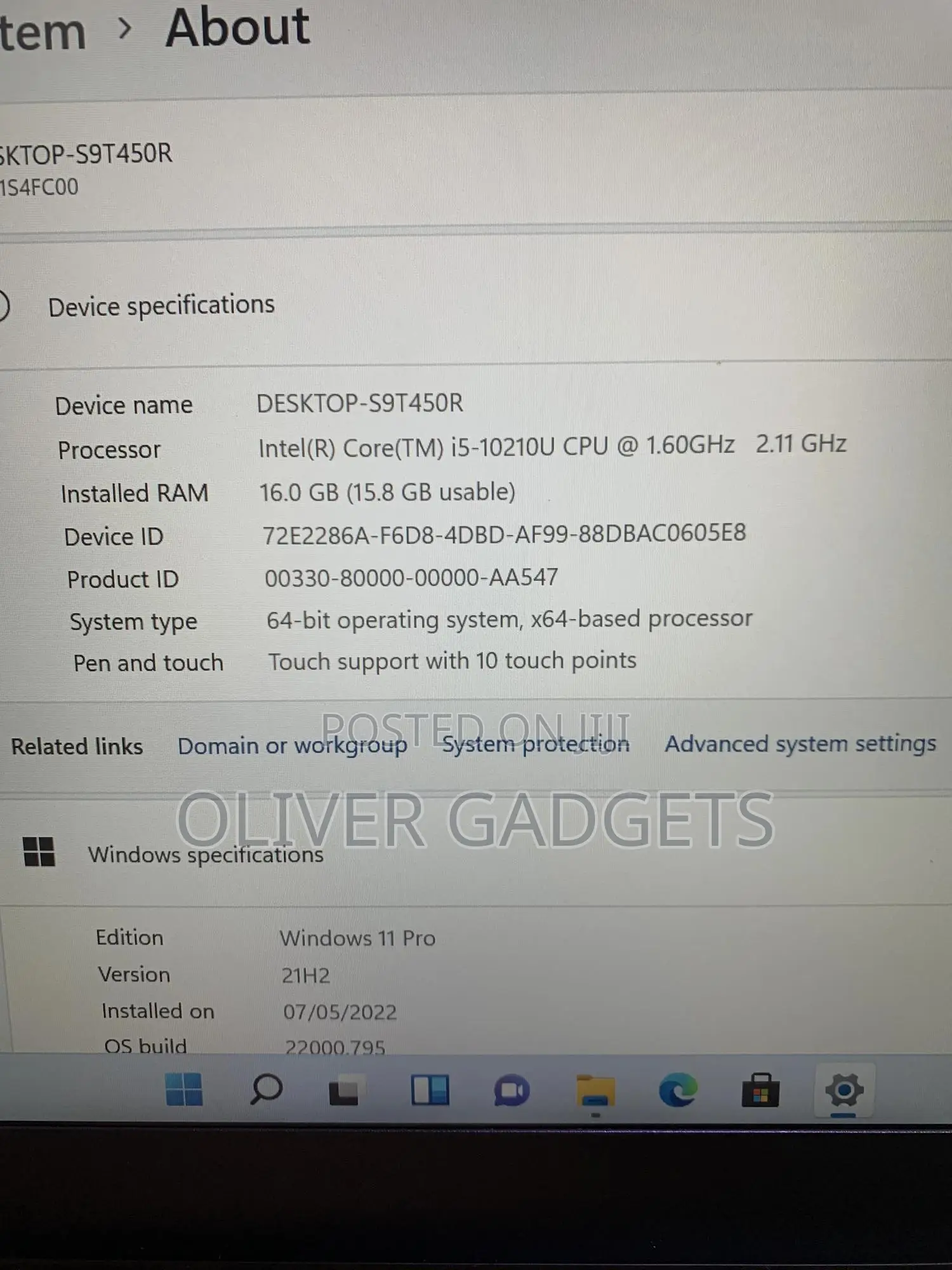 Laptop Lenovo ThinkPad T14s Gen 1 16GB Intel Core i5 SSD 256GB