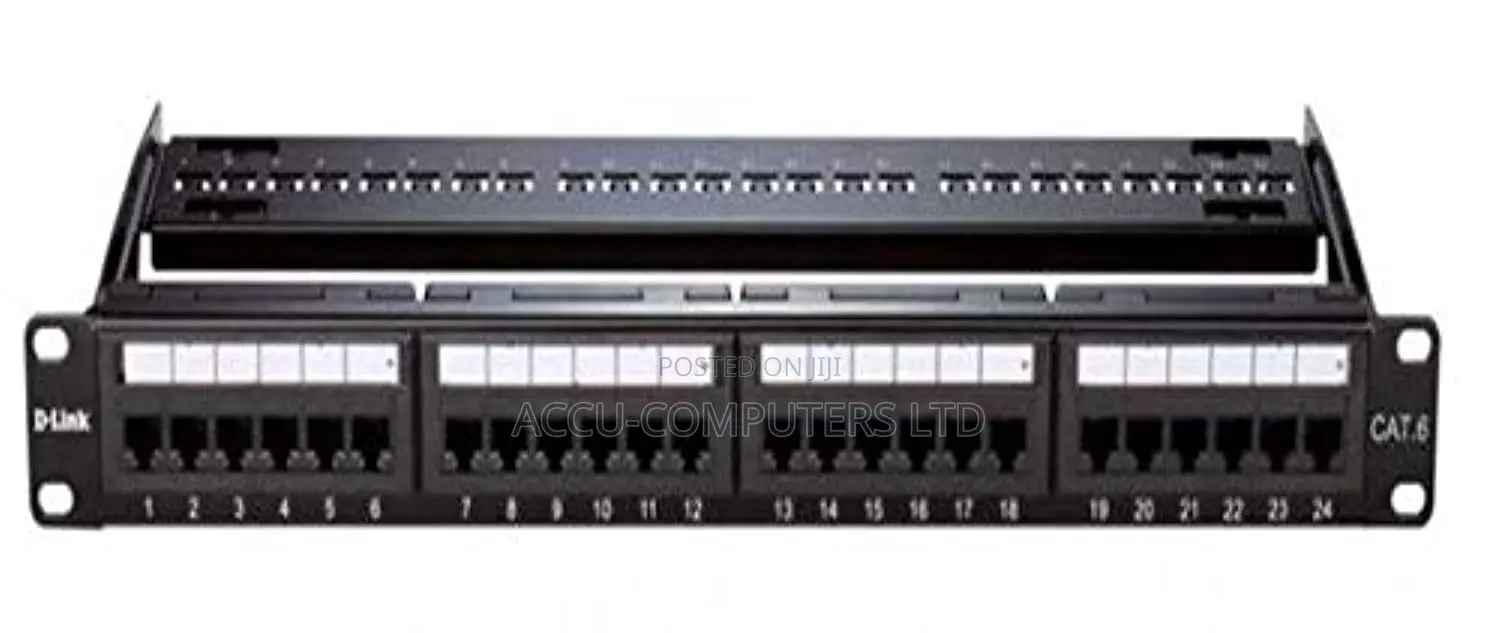 D-Link 24 Port 8way Cat 6 Patch Panel