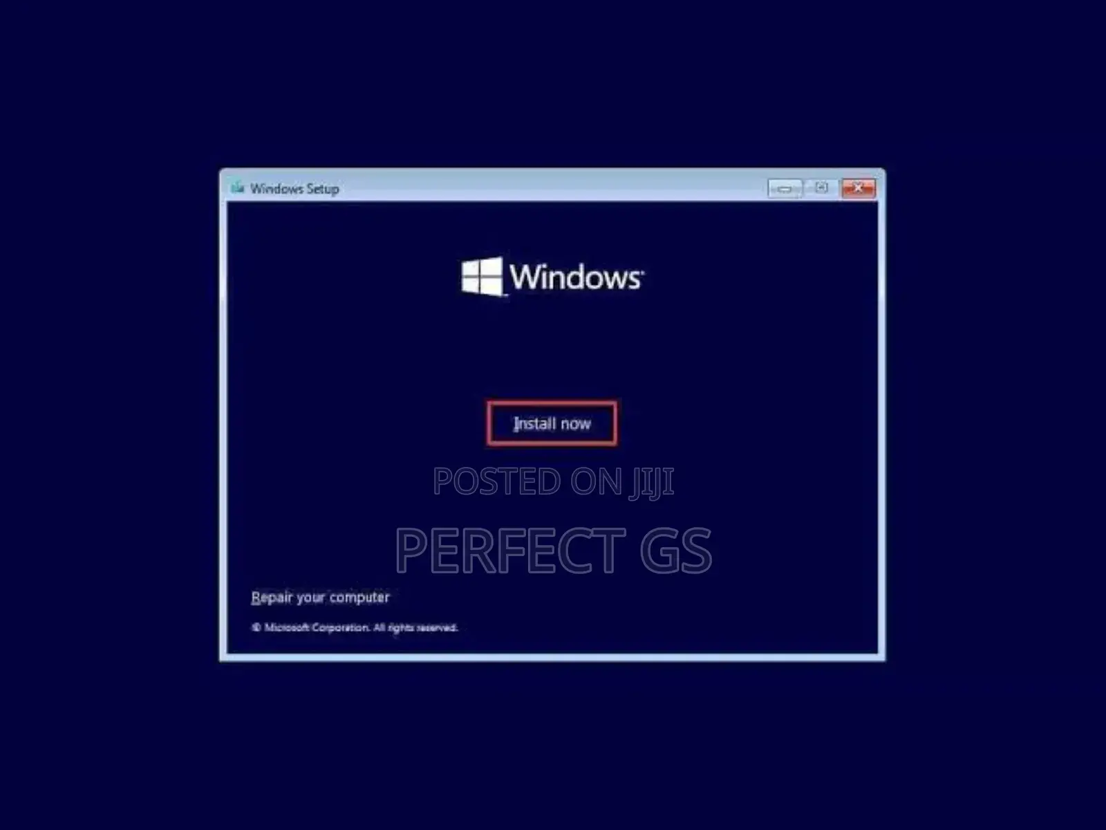 Windows Installation Setup Services