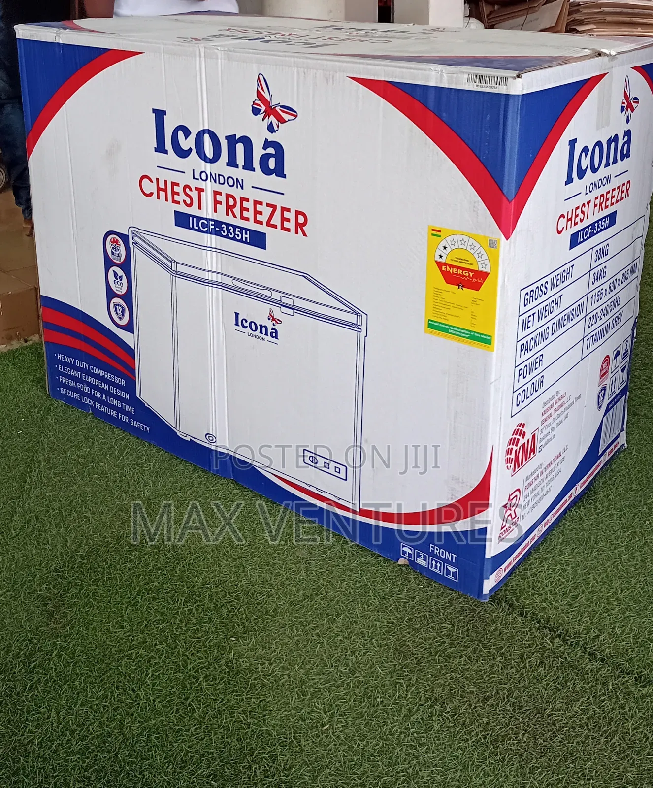 Icona 291l Freezer Fridge – Big Space, Strong Cooling