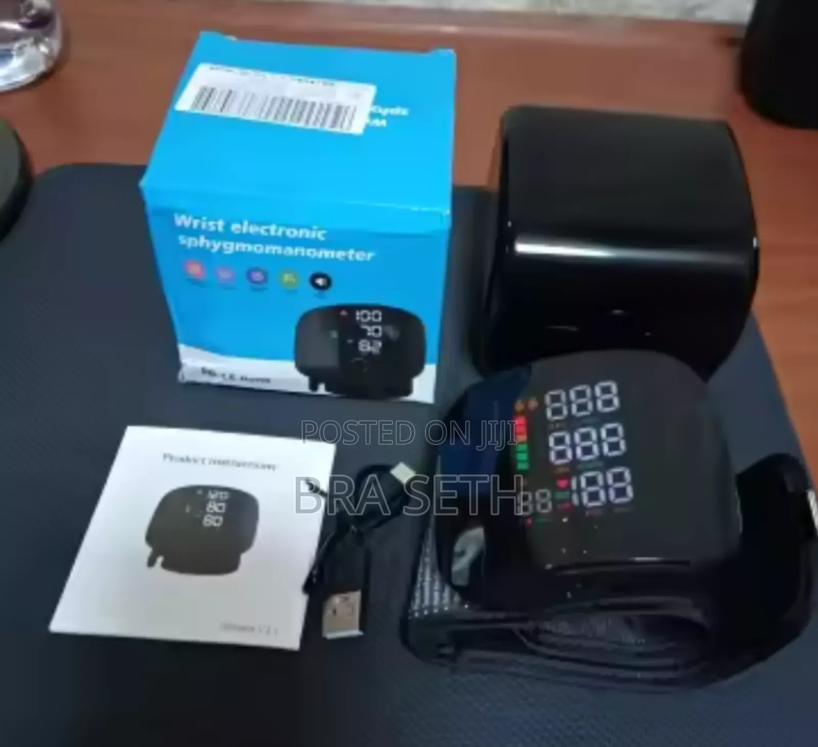 Rechargeable Wrist Blood Pressure Monitor