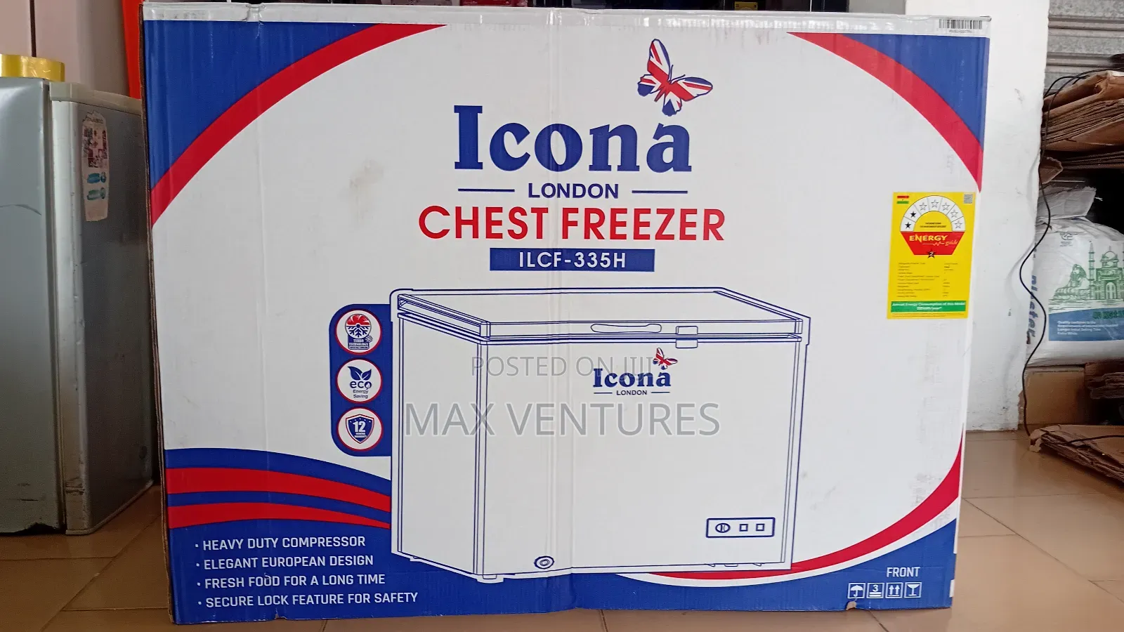 Icona 291l Fridge Freezer – Large Size, Smooth Running