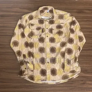 Double Pocket Abstract Patchwork Designer Shirt
