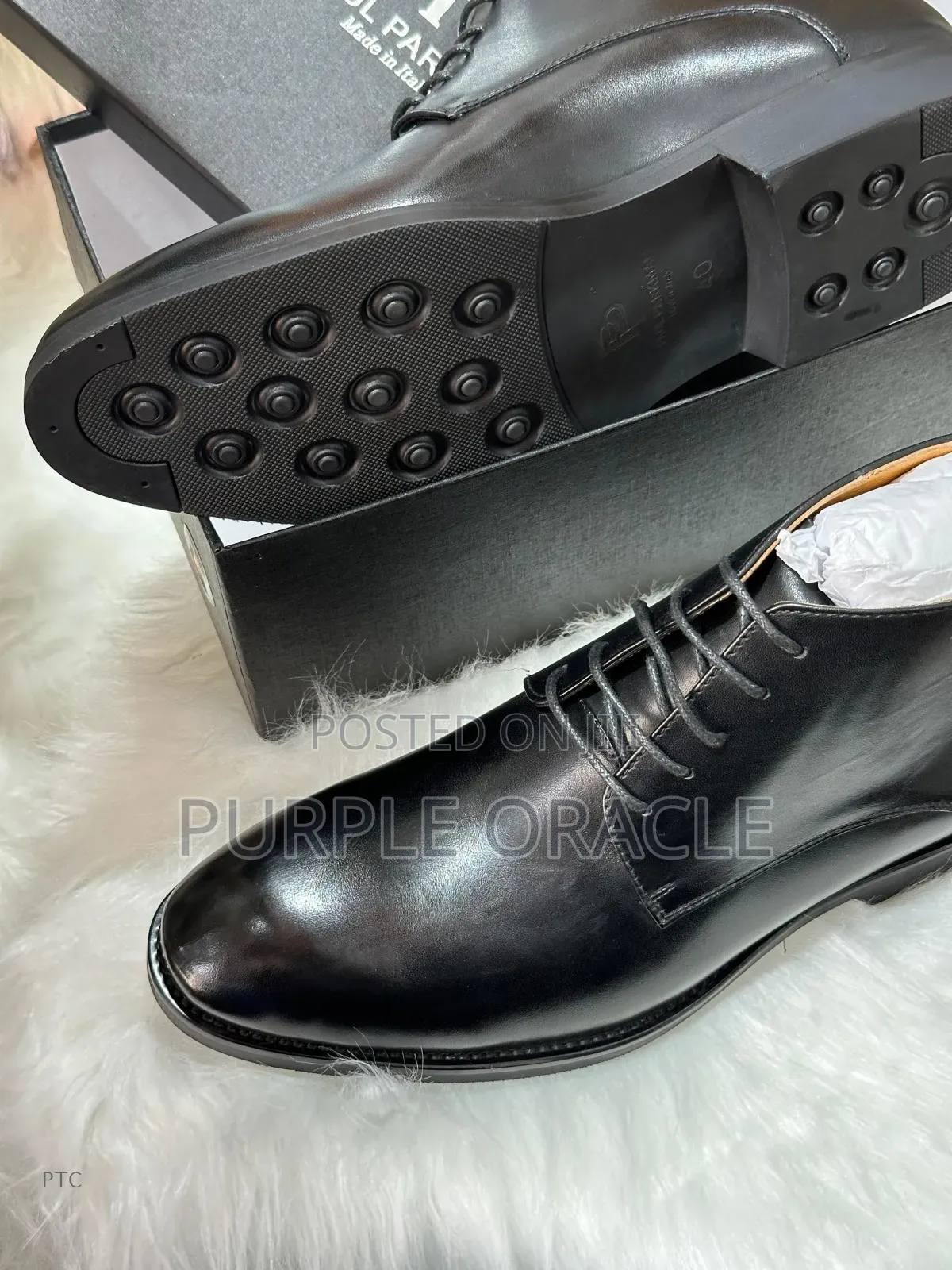 Paul Parkman Black Calfskin Chukka Boots