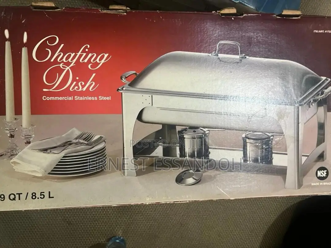 Chafing Dish 9qt Consisting of 8.5l and 13.5l Dishes