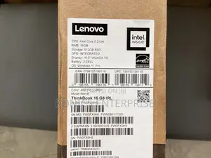 New Laptop Lenovo ThinkBook 15 16GB Intel Core 5 SSD 512GB