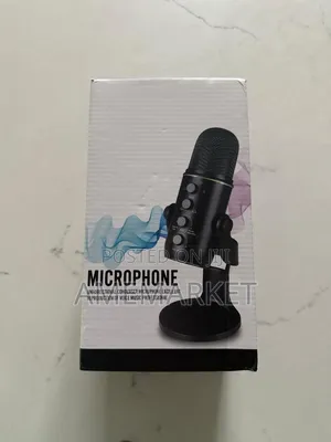 Usb Rgb Condenser Microphone With Stand Podcast, Streaming Recording