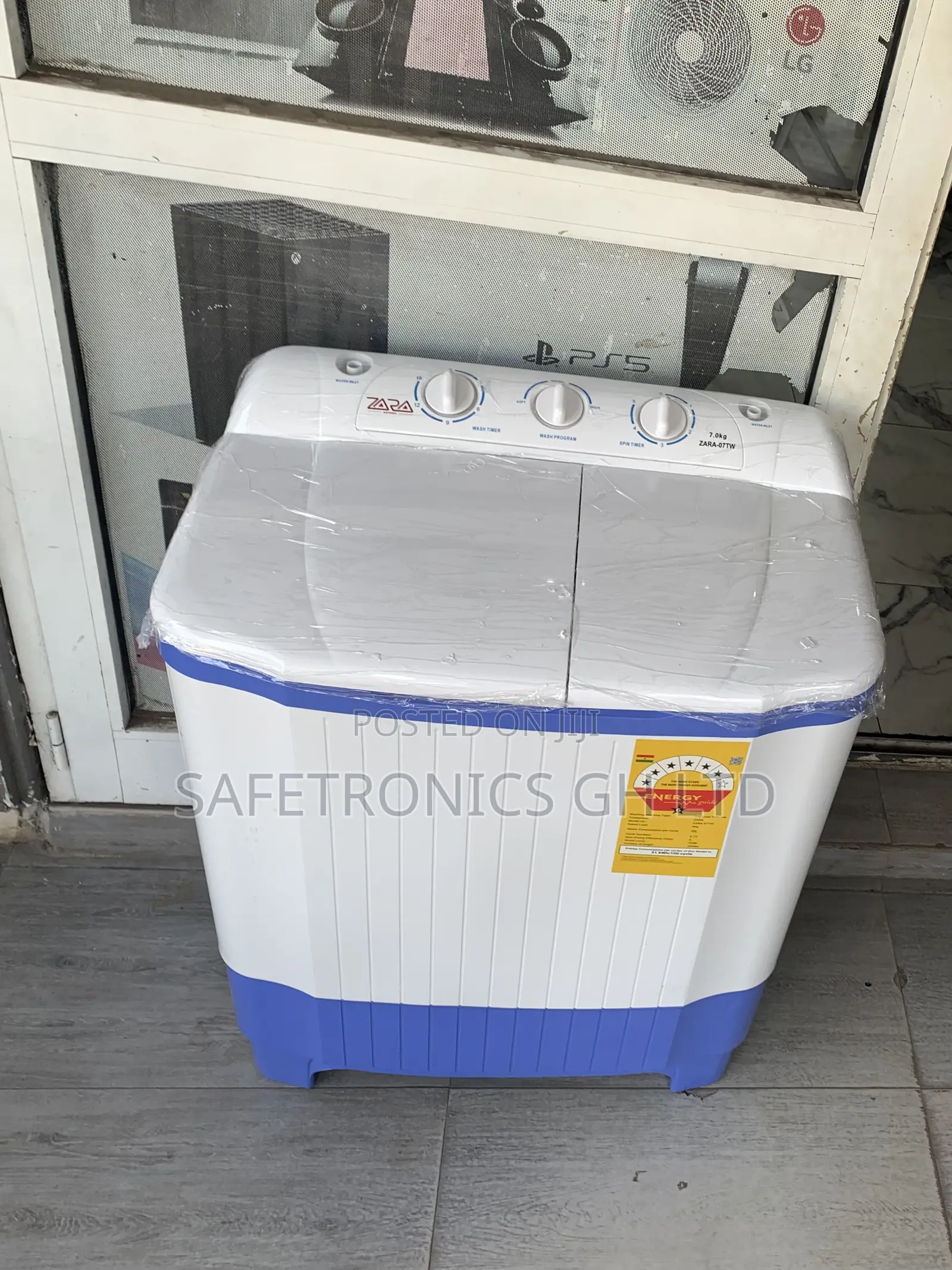 Super Elegant Topload Semiautomatic Zara 7kg White Washer