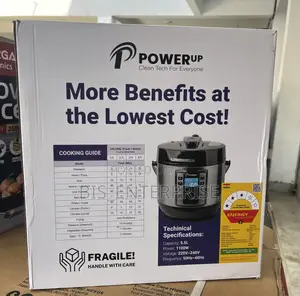 Power Up Smart Electric Pressure Cooker 5.5 Liters