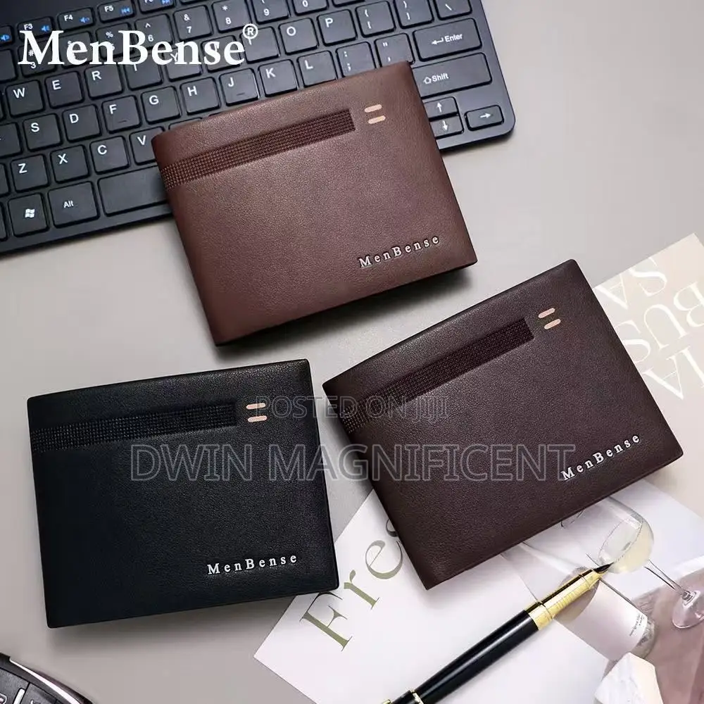 Men's Bense Pu Leather Bifold Wallet