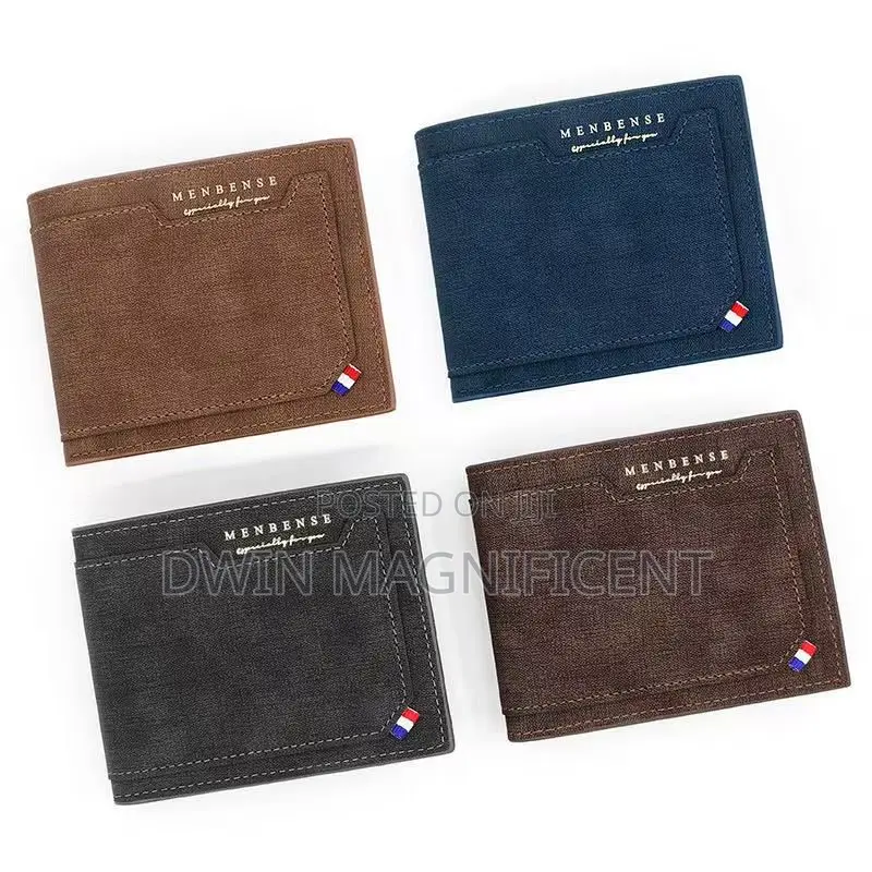 Men's Bense Pu Leather Bifold Wallet