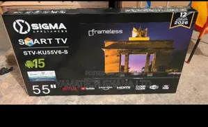 Sigma 55inch Uhd 4k Smart Tv With Bluetooth And Wifi