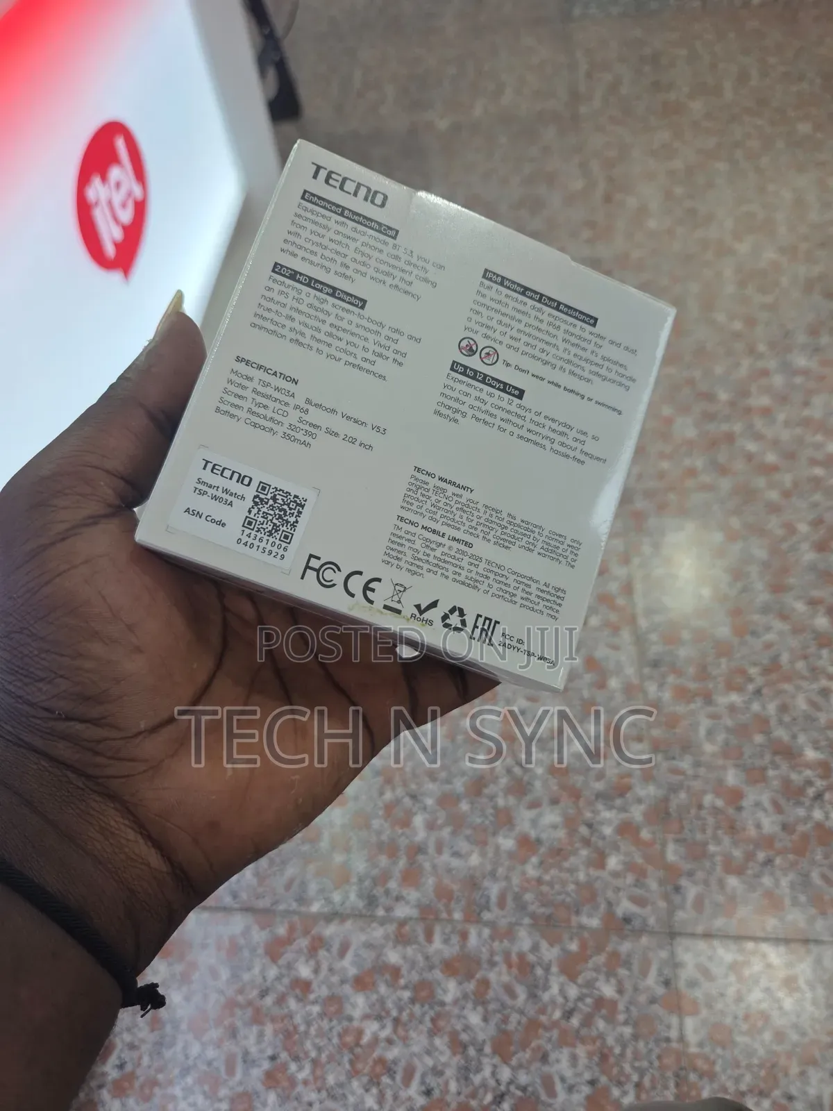 Tecno Watch 3 Active