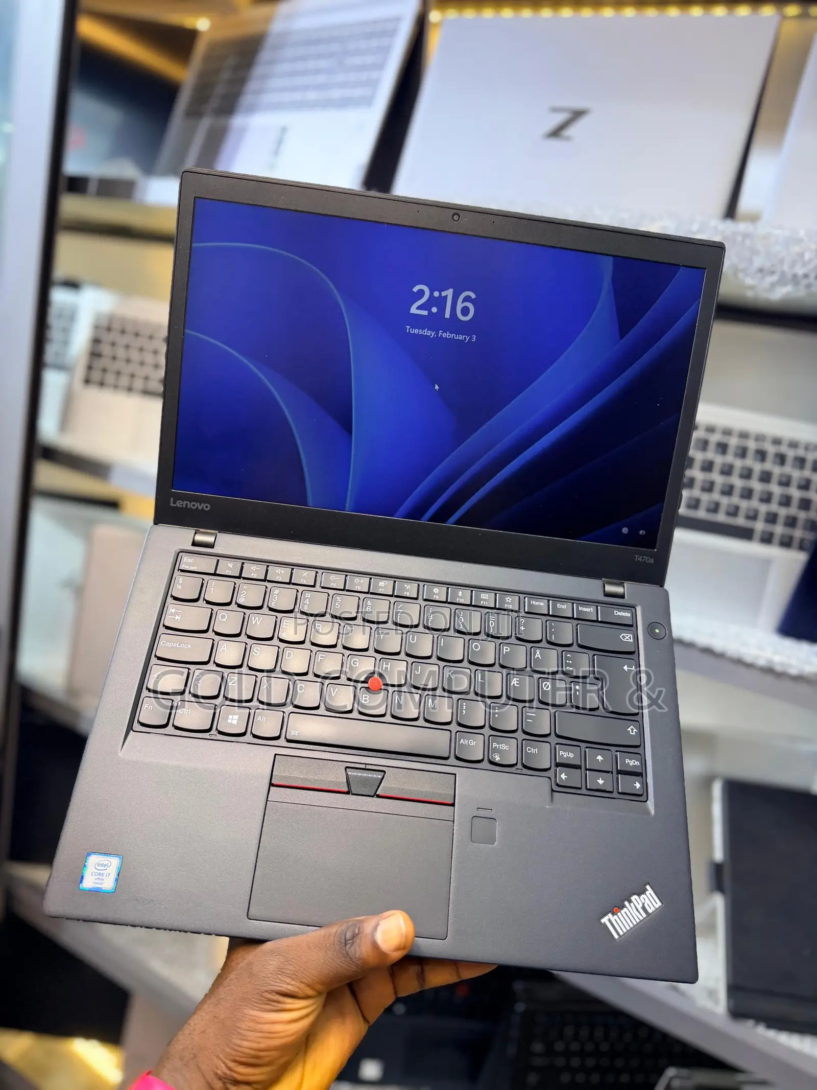 Laptop Lenovo ThinkPad T470s 8GB Intel Core i7 SSD 256GB
