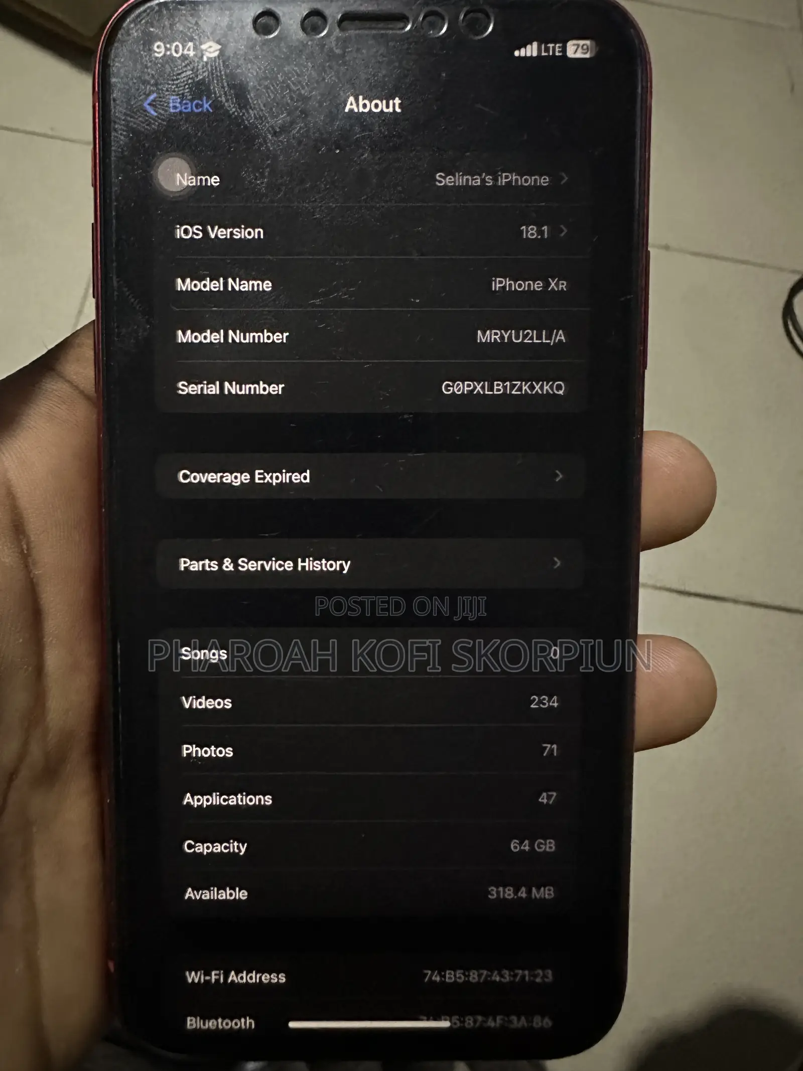 Apple iPhone XR 64 GB Red