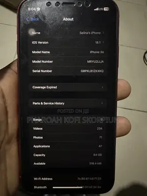Apple iPhone XR 64 GB Red