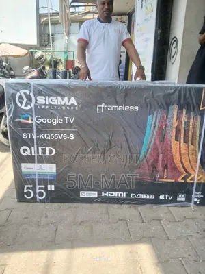 2026 Sigma 55′′ Qled Smart Android Digital Frameless Tv STV-Kq55v6s
