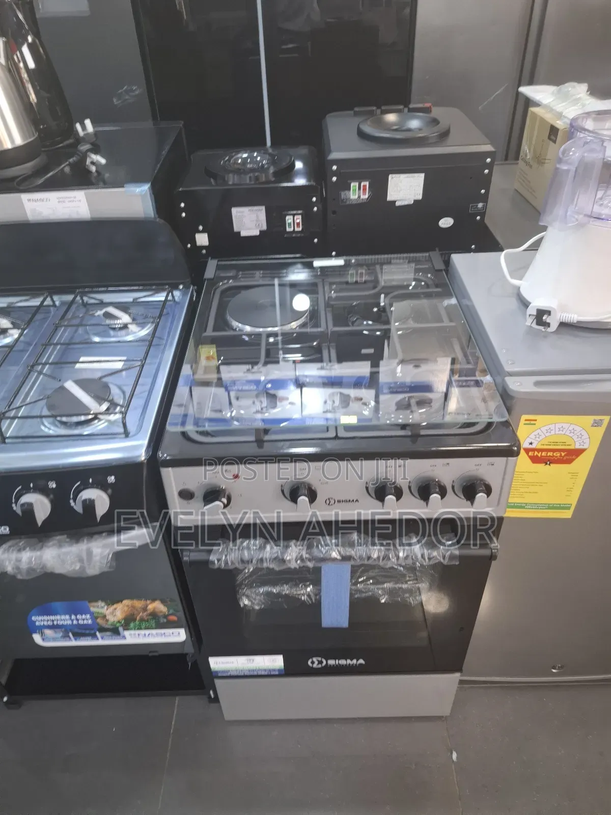 Quality Sigma Gas Cooker With One Electric Cooker Oven and Grill