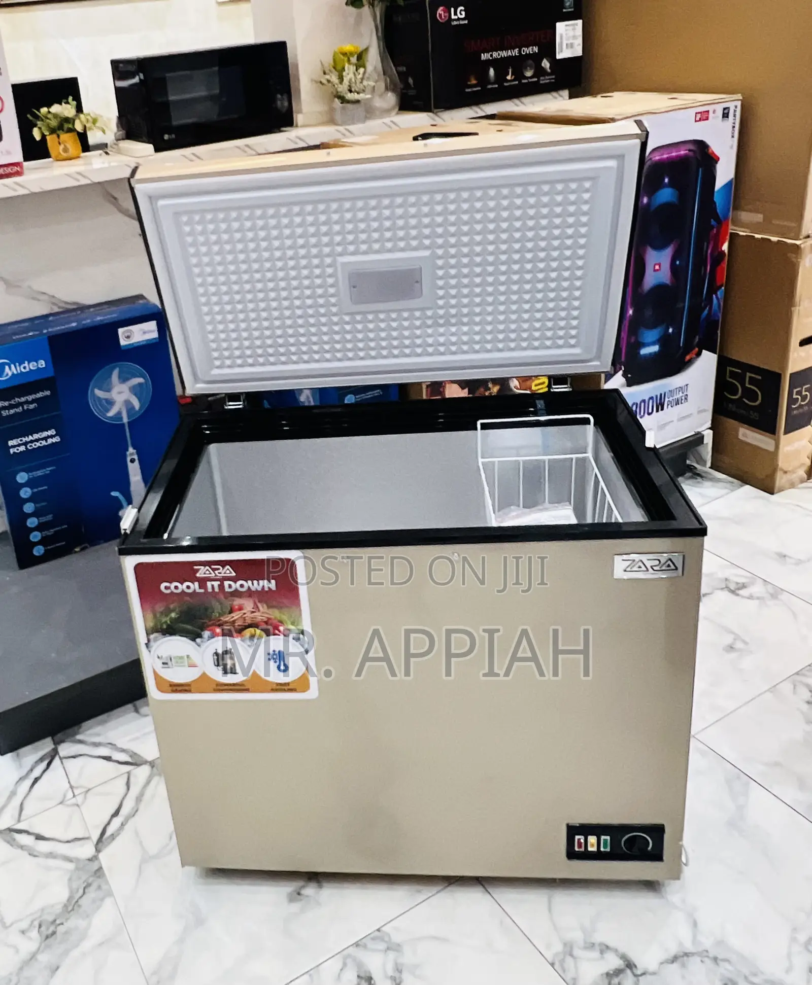 Lovely Design Zara-300flg 238liters Chest Freezer(Gold) 
