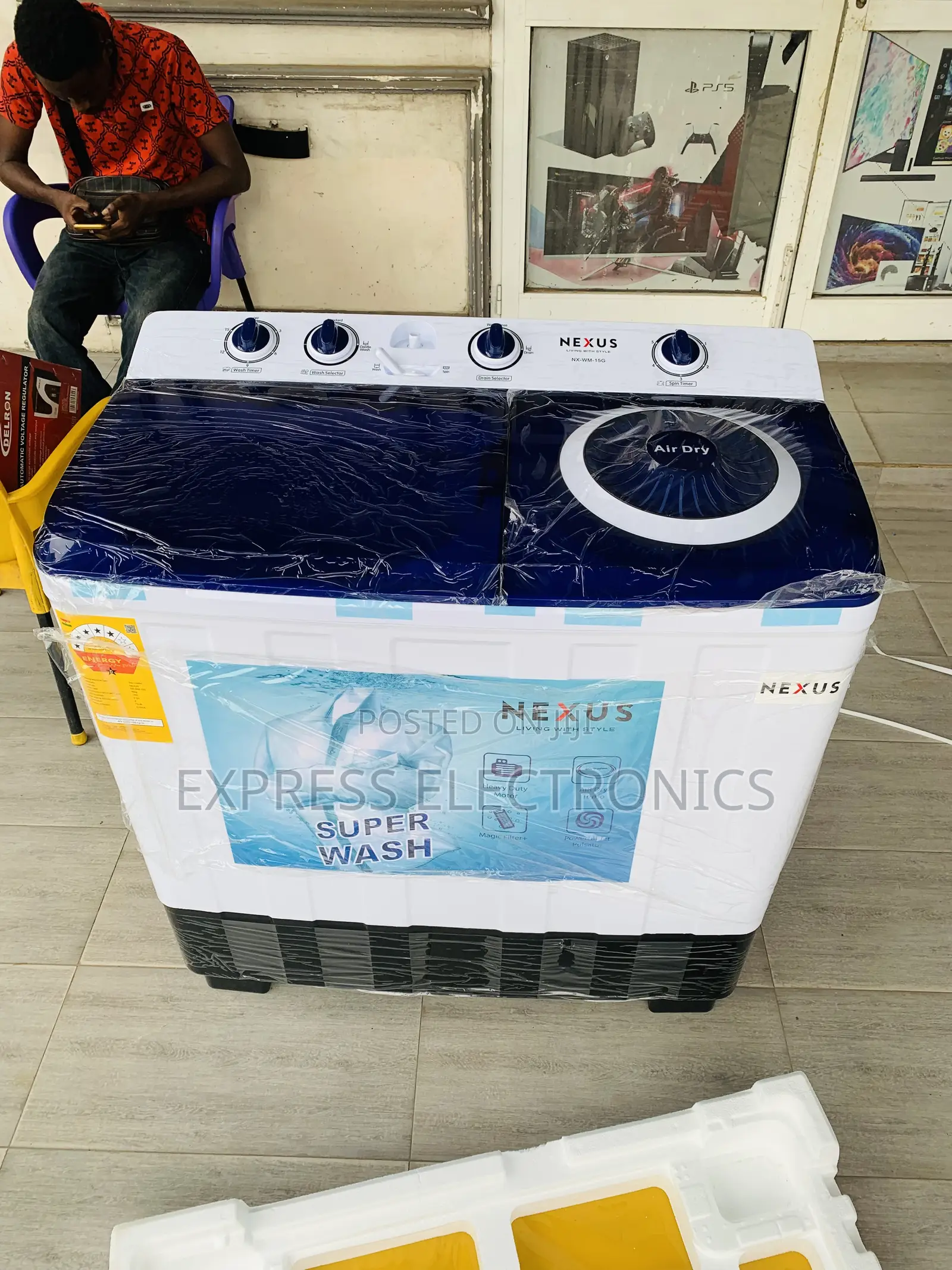 Place Your Order for Nexus 15kg Washing Machine