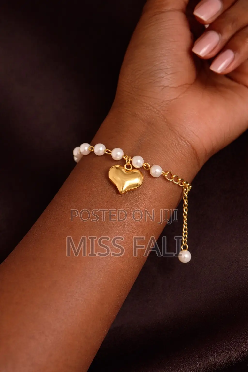 Sweetheart Pearl Charm