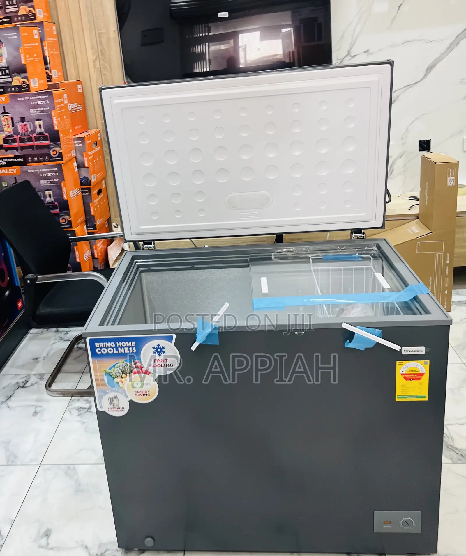 Unique Nasco Nas300 Single Door Chest Freezer(250liters)