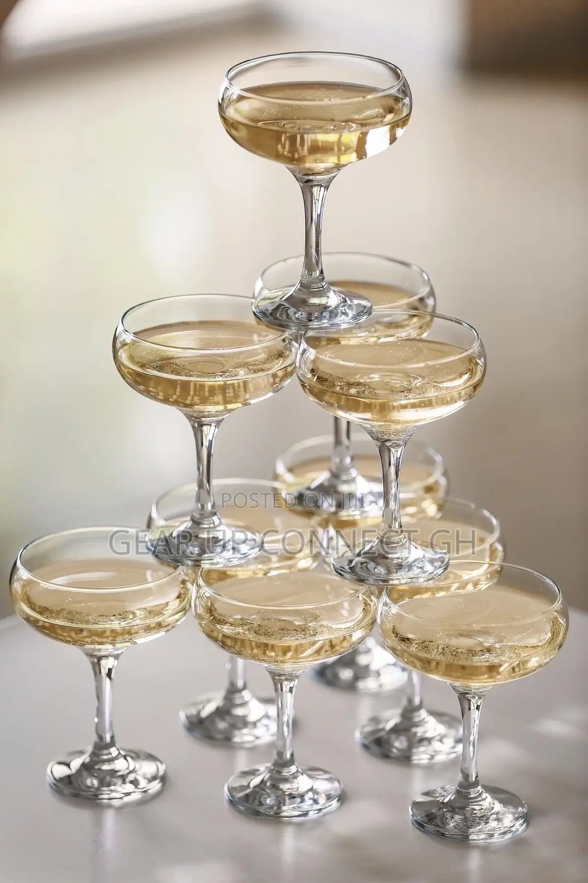6 Pieces Bistro Champagne Glass