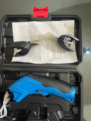 Usb Rechargeable Cordless Electric Scissors W/ 2 Blades And Carry Case