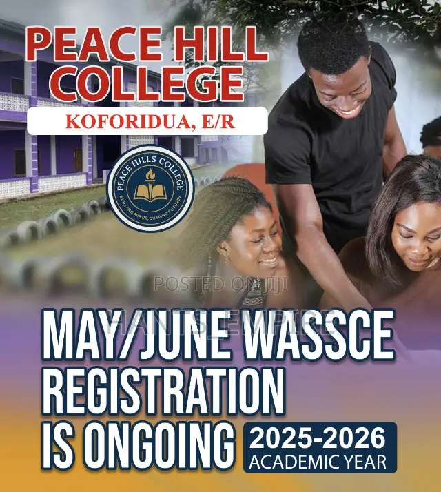 Peace Hill College Wassce May/June Nov/Dec Ctvet