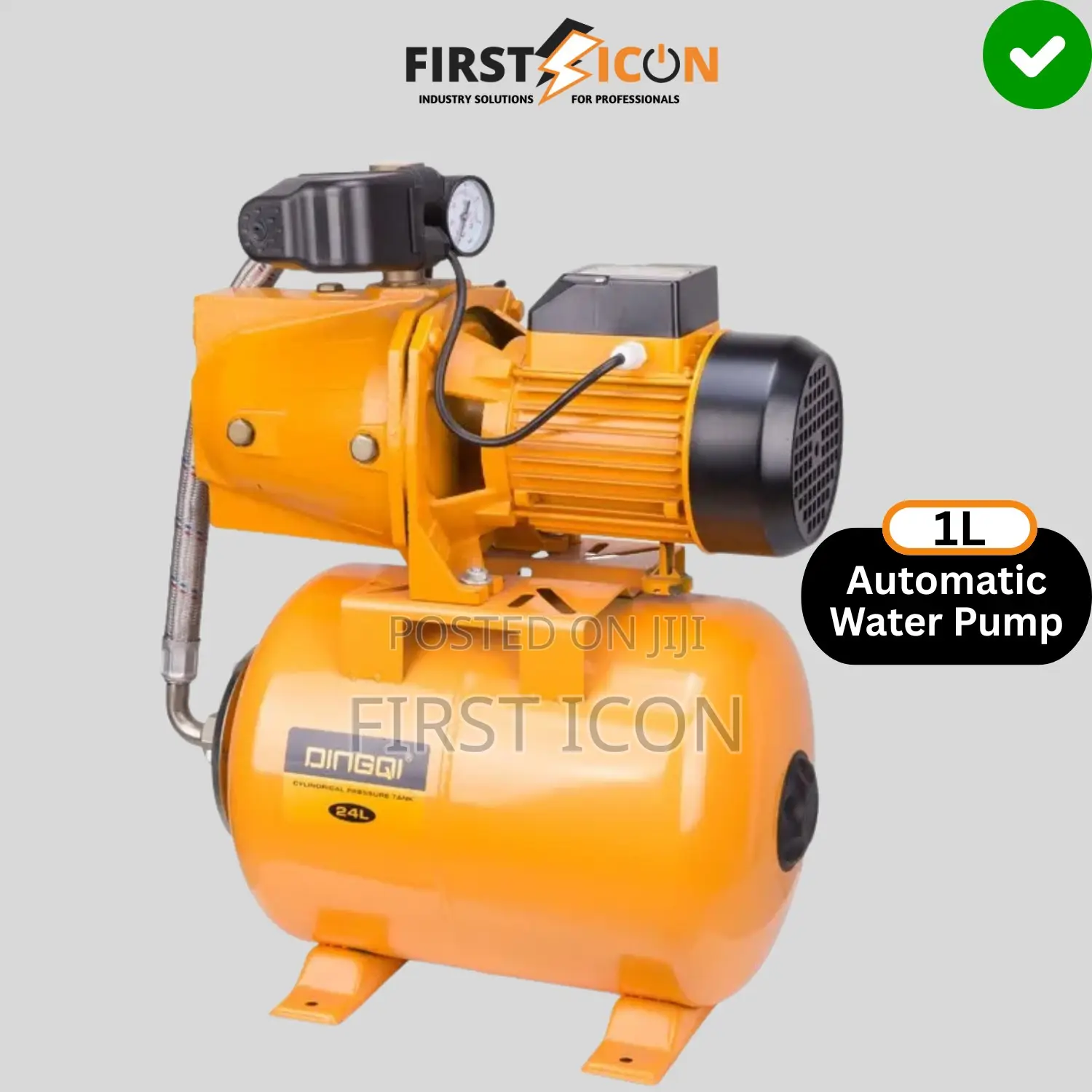 1hp, 750w | 24l Automatic Jet Water Pump - Dingqi 104006